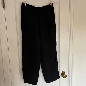 J. Crew Eco Cupro Pull-on Crop Pant in Black | Size 4